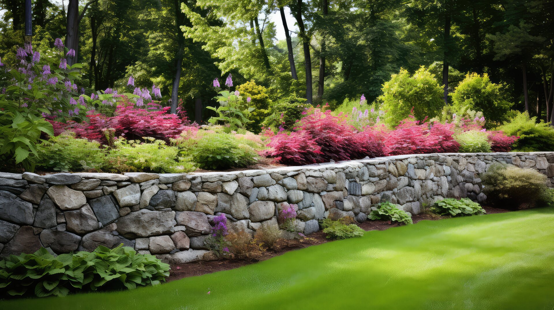 Structural retaining wall construction