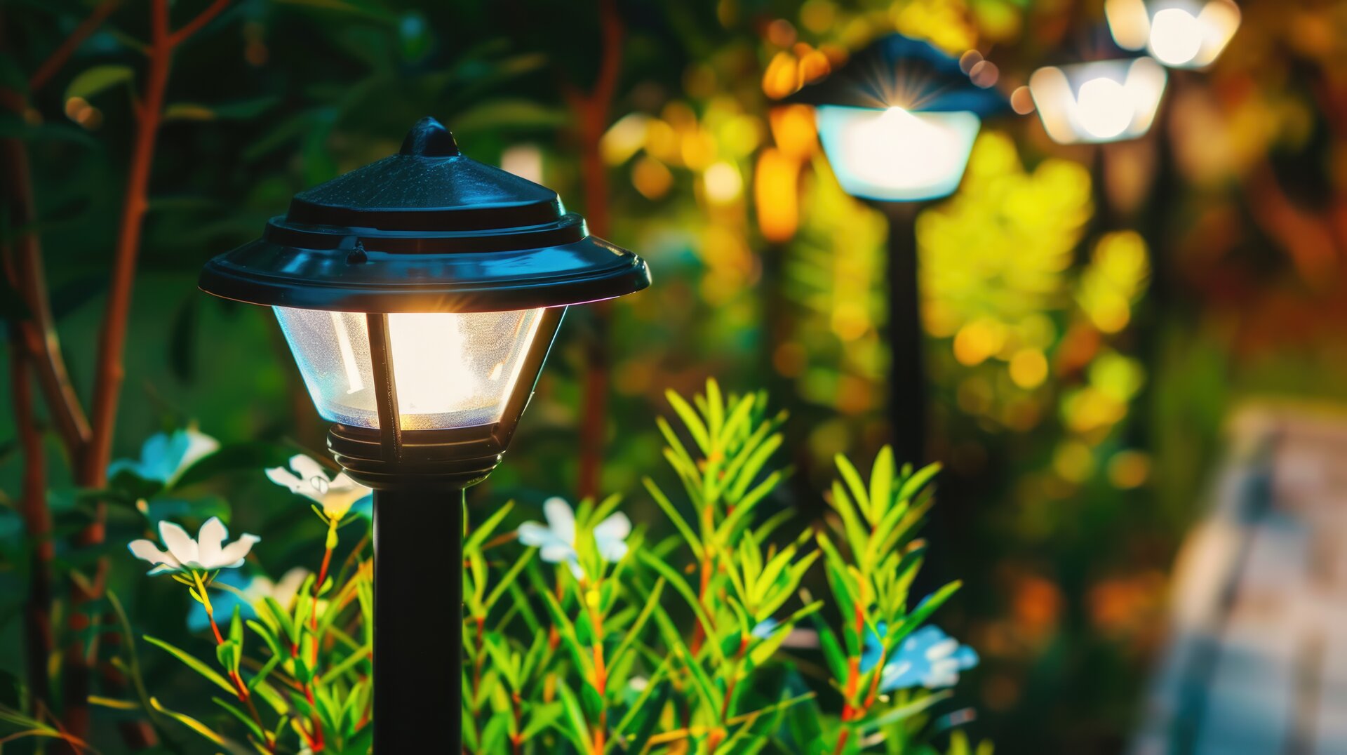 Pathway lighting in Woodbury